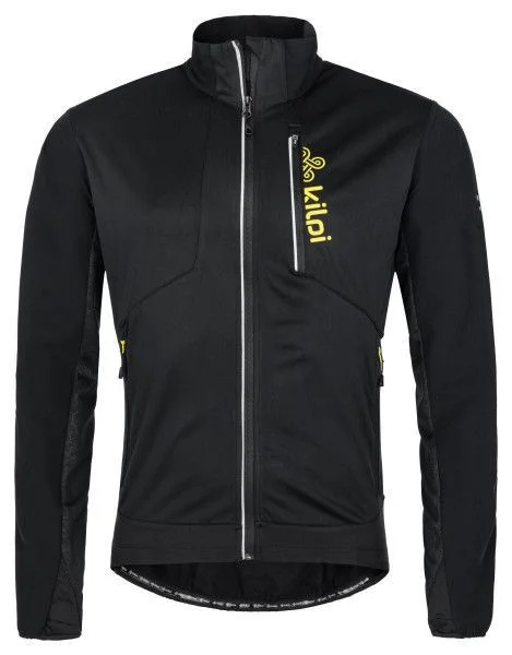 Pánská hybridní běžecká bunda KILPI Nordim-m černá Velikost: XXL