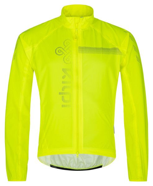 Pánská nepromokavá cyklo bunda KILPI Rainar-m žlutá Velikost: M