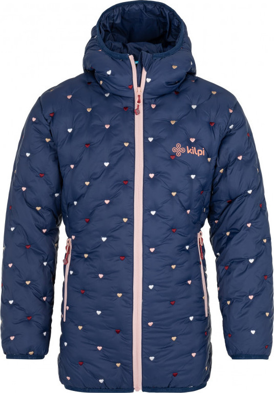 Dívčí zimní kabát KILPI Damia-jg tmavě modrá Velikost: 158