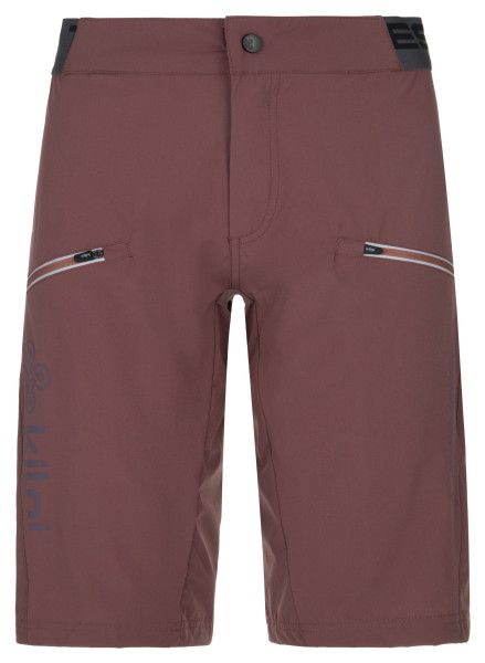 Dámské cyklistické kraťasy KILPI Trackee-w tmavě červená Velikost: 38