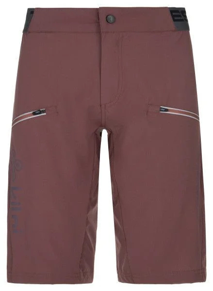 Dámské cyklistické kraťasy KILPI Trackee-w tmavě červená Velikost: 44