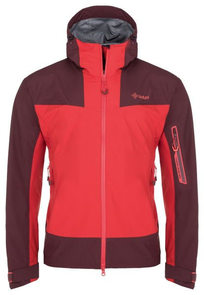 Pánská outdoorová bunda KILPI Mamba-m červená Velikost: XXL