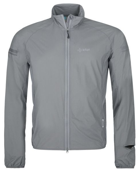 Pánská běžecká bunda KILPI Tirano šedá Velikost: 3XL