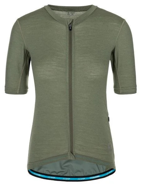 Dámský cyklistický dres KILPI Mearil-w khaki Velikost: 38