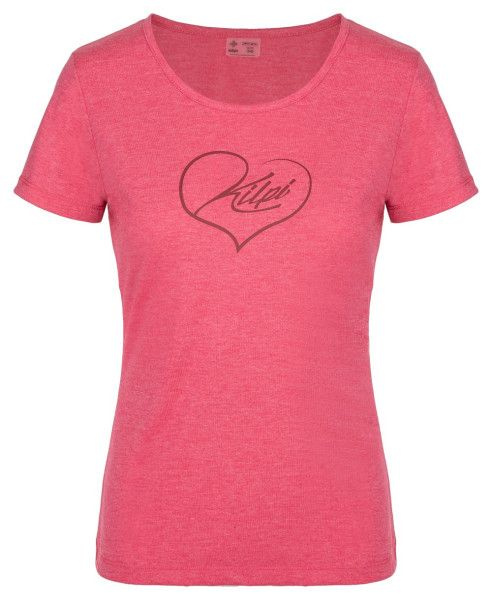 Dámské outdoorové tričko KILPI Garove-w růžová Velikost: 34