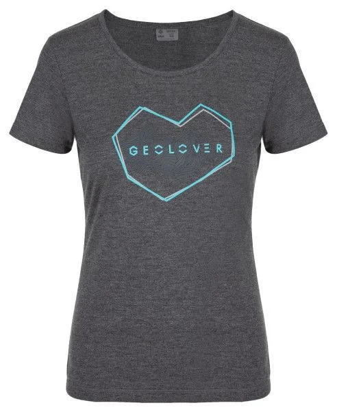 Dámské outdoorové tričko KILPI Garove-w tmavě šedá Velikost: 34