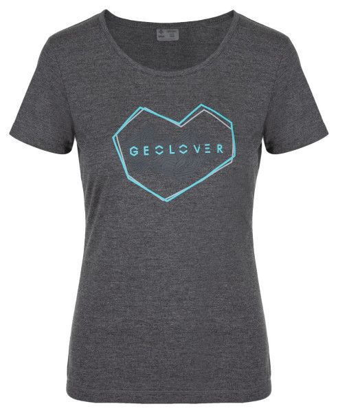 Dámské outdoorové tričko KILPI Garove-w tmavě šedá Velikost: 34