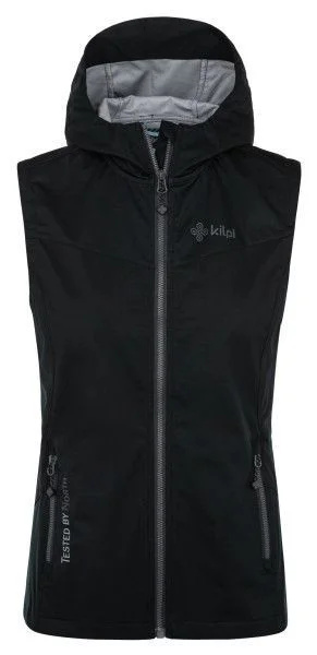 Dámská softshellová vesta KILPI Monilea černá Velikost: 34
