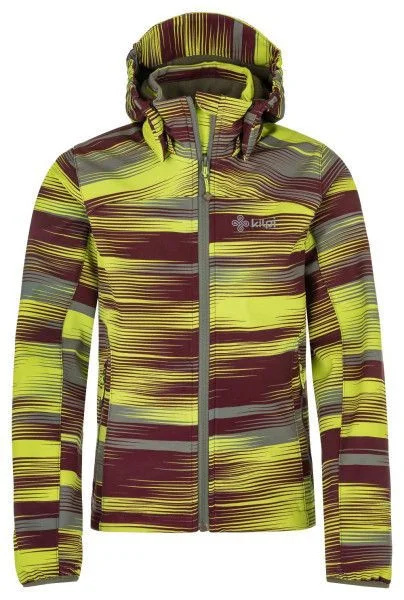 Chlapecká softshellová bunda KILPI Ravio khaki Velikost: 152