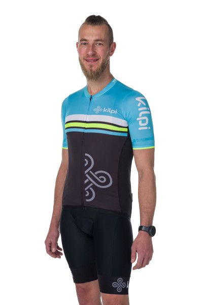 Pánský cyklistický dres KILPI Corridor modrý Velikost: M