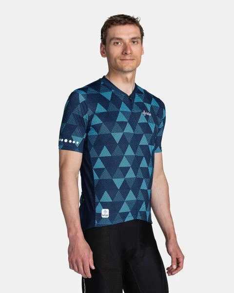 Pánský cyklistický dres KILPI Saletta modrý Velikost: S
