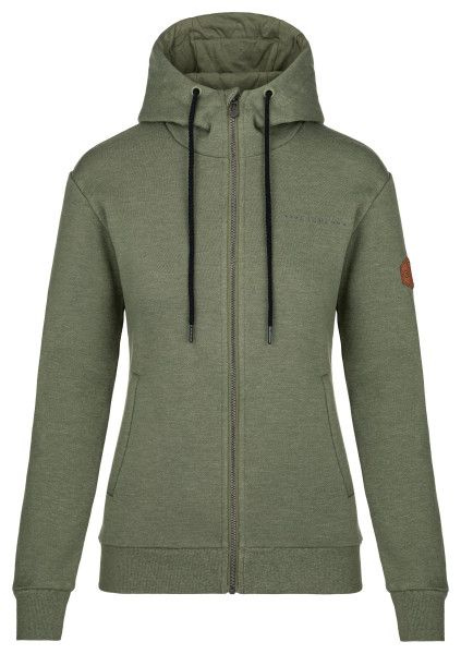 Dámská bavlněná mikina KILPI Leines khaki Velikost: 36