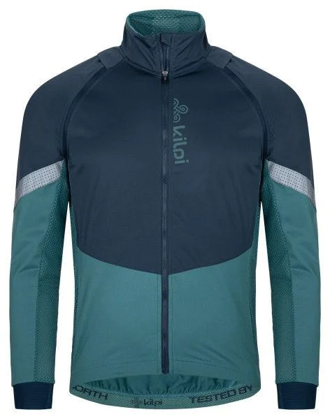 Pánská softshellová bunda KILPI Zain tmavě zelená Velikost: S