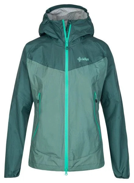 Dámská outdoorová bunda KILPI Hurricane tmavě zelená Velikost: 34
