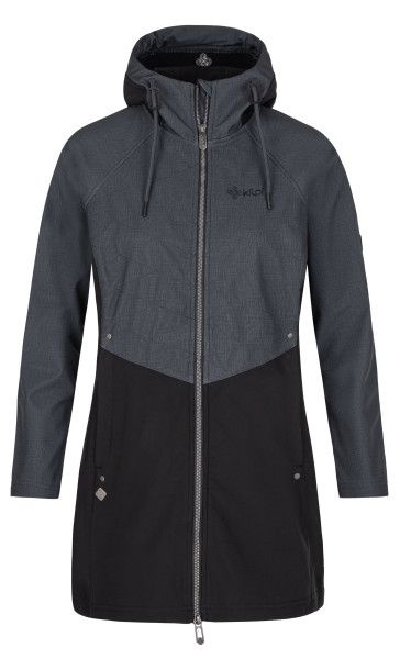 Dámský softshellový kabát KILPI Lasika černý Velikost: 34