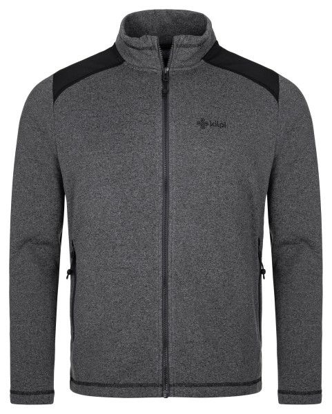 Pánský fleecový svetr KILPI Regin tmavě šedý Velikost: XS