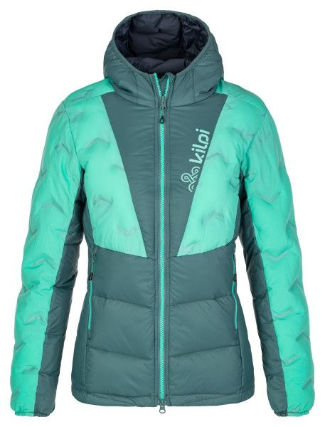 Dámská zateplená bunda KILPI Tevery tmavě zelená Velikost: 34