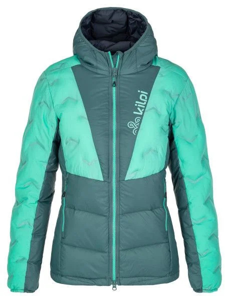 Dámská zateplená bunda KILPI Tevery tmavě zelená Velikost: 36