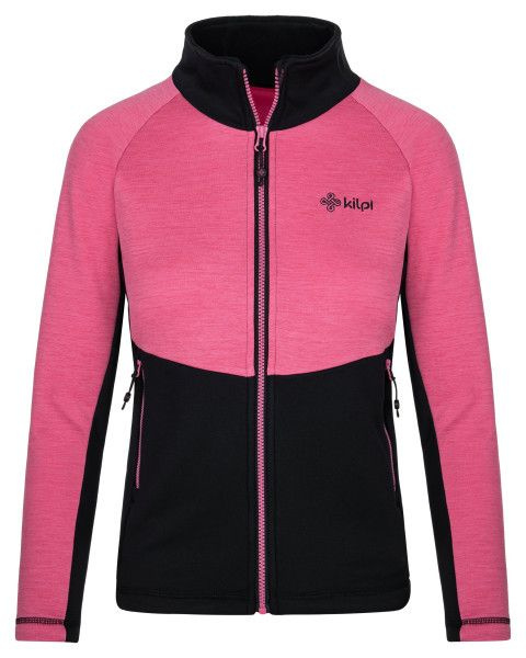 Dámská fleecová mikina KILPI Tomms růžová Velikost: 34
