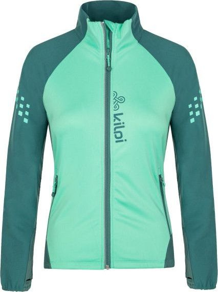 Dámská softshellová bunda KILPI Nordim tmavě zelená Velikost: 44