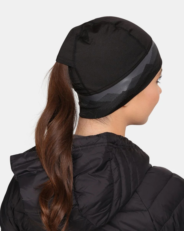 Unisex běžecká čepice KILPI Tail černá Velikost: M