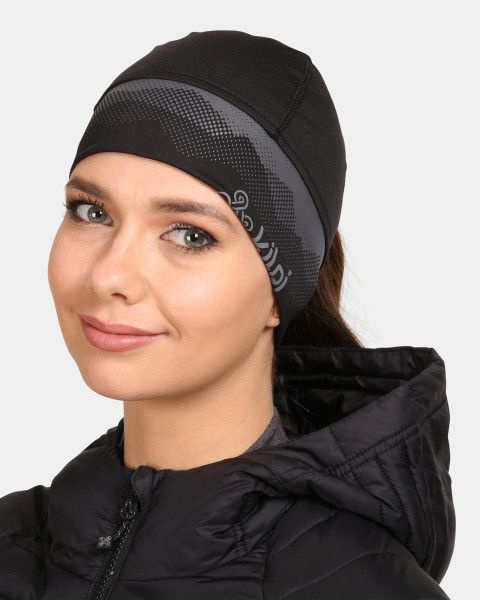 Unisex běžecká čepice KILPI Tail černá Velikost: M
