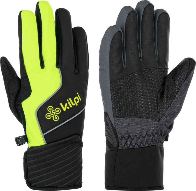 Unisex softshellové rukavice KILPI Rot žluté Velikost: L