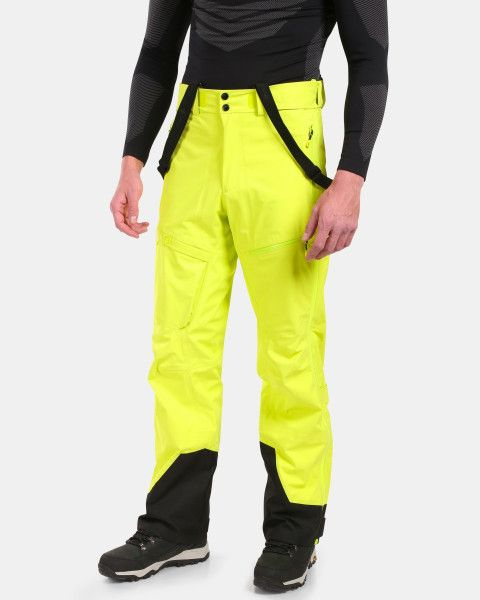 Pánské lyžařské kalhoty KILPI Lazzaro světle zelené Velikost: M