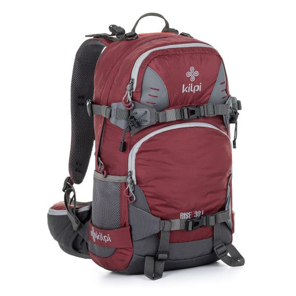 Turistický batoh KILPI Rise tmavě červený Velikost: UNI