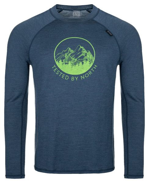 Pánské merino tričko KILPI Mavora Top tmavě modré Velikost: XXL