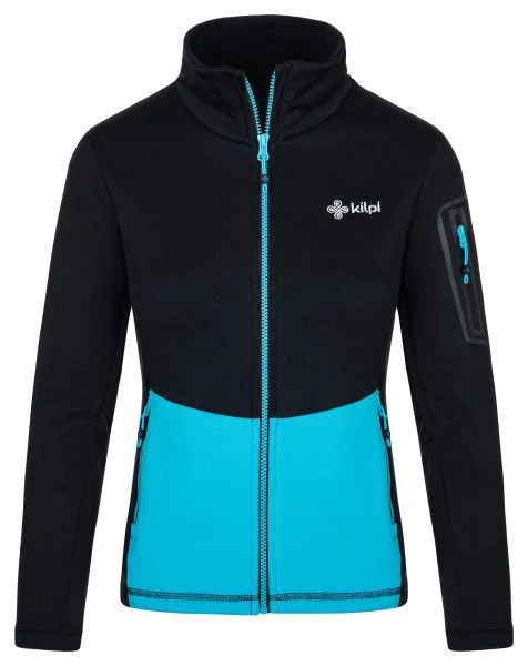 Dámská fleecová mikina KILPI Team Fleece světle modrá Velikost: 34