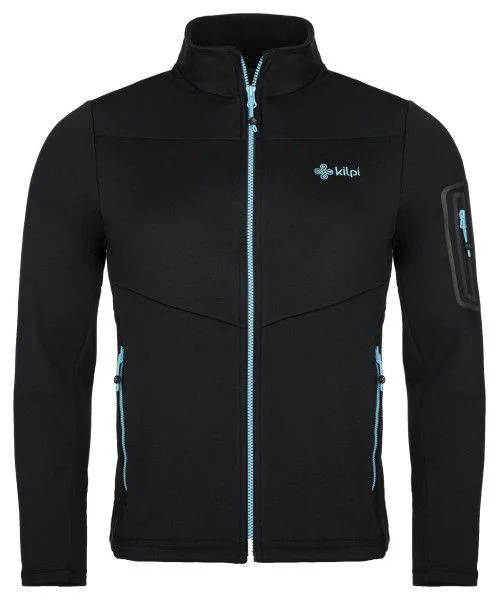 Pánská fleecová mikina KILPI Team Fleece černá Velikost: XS