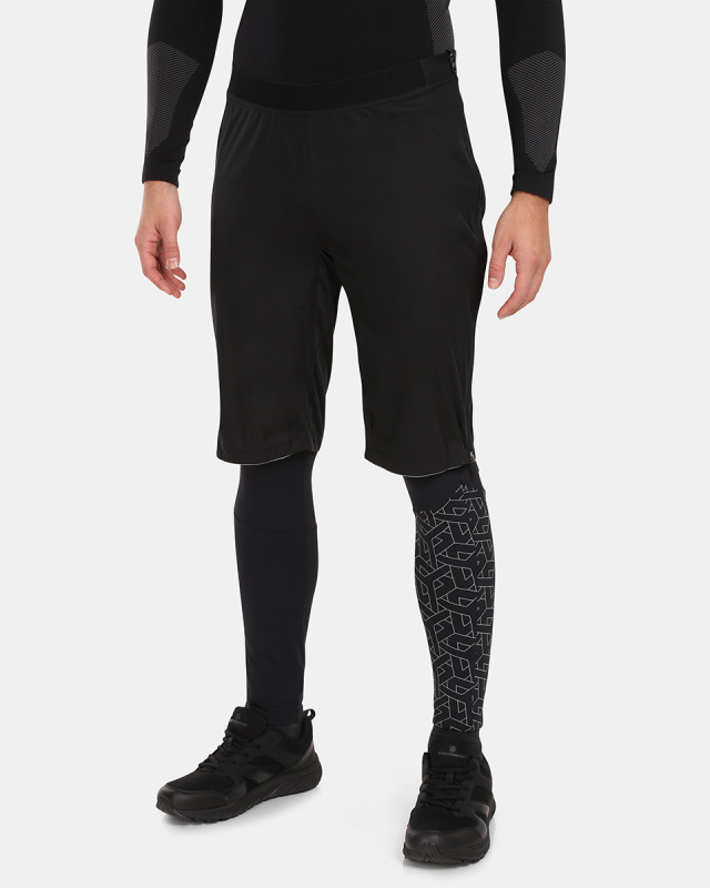 Pánské softshellové kraťasy KILPI Aldine černé Velikost: L