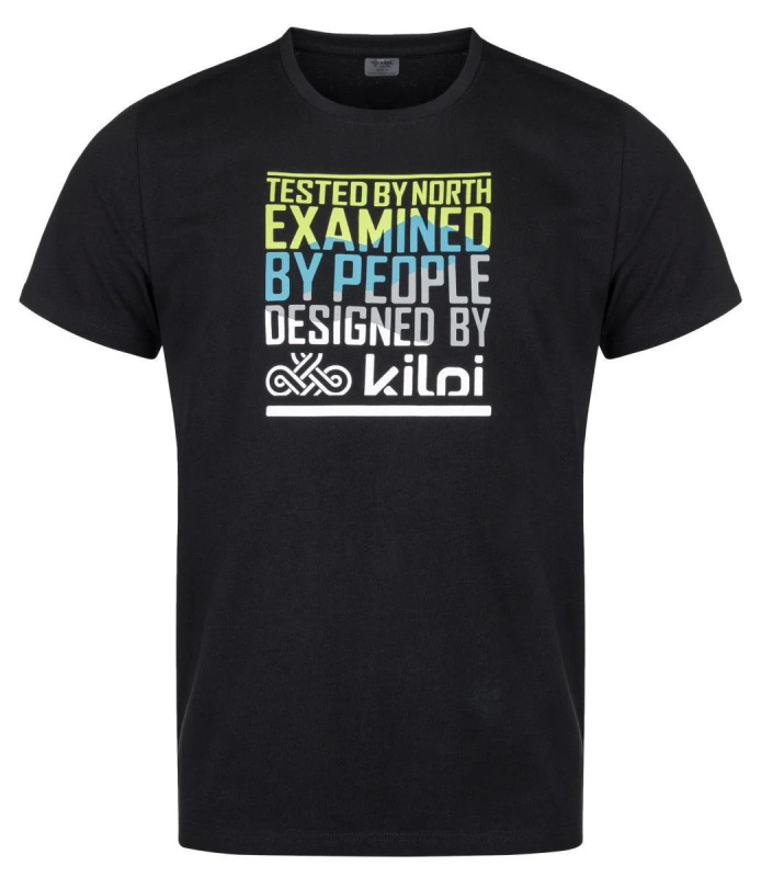 Pánské bavlněné triko KILPI Typon černé Velikost: M