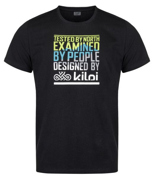 Pánské bavlněné triko KILPI Typon černé Velikost: XS