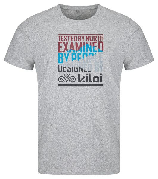 Pánské bavlněné triko KILPI Typon šedé Velikost: S