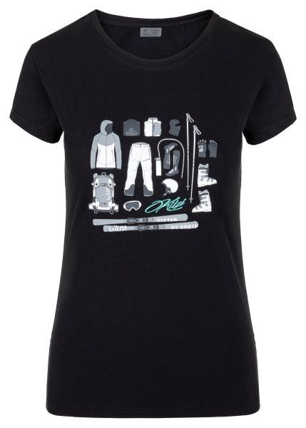 Dámské funkční triko KILPI Tornes černé Velikost: 38