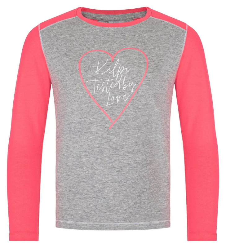 Dětské bavlněné triko KILPI Sonier šedé Velikost: 158