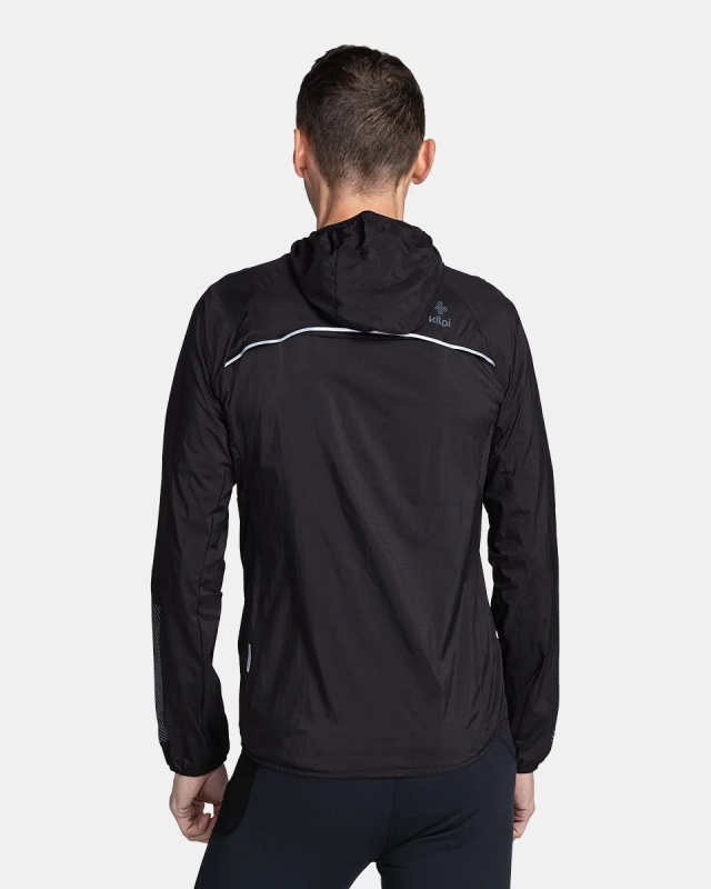 Pánská větrová bunda KILPI Rosa černá Velikost: XXL