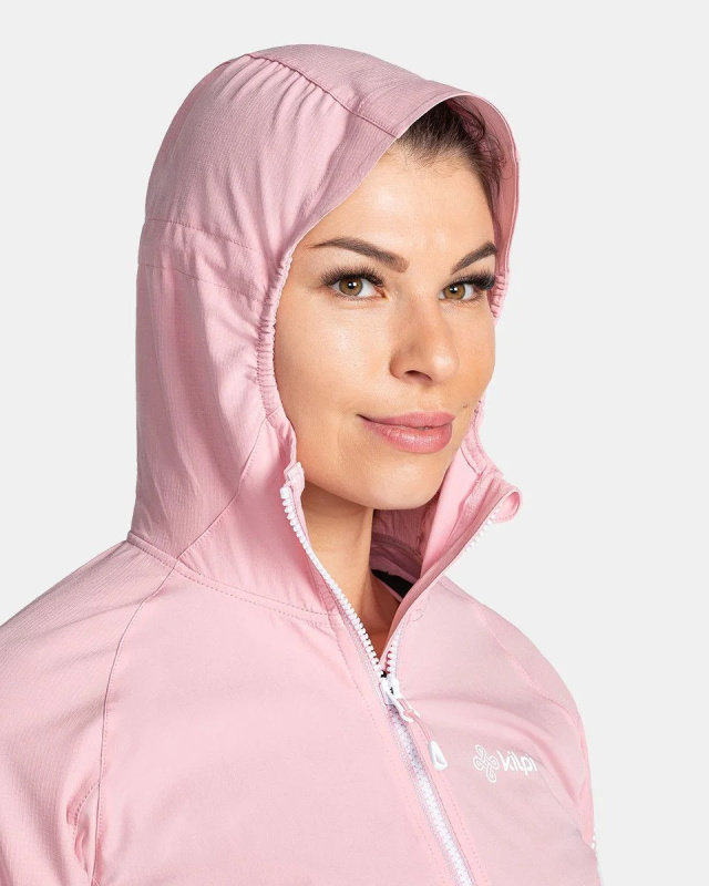 Dámská běžecká bunda KILPI Neatril světle růžová Velikost: 44