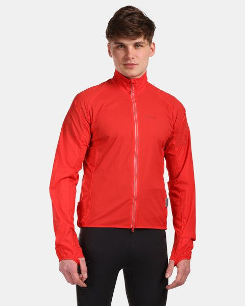 Pánská běžecká bunda KILPI Tirano červená Velikost: S
