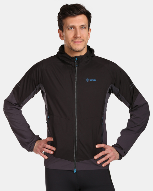 Pánská běžecká bunda KILPI Rayen černá Velikost: S