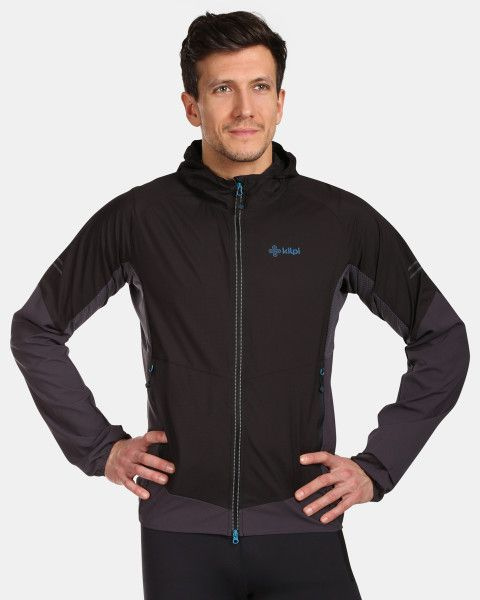 Pánská běžecká bunda KILPI Rayen černá Velikost: XL