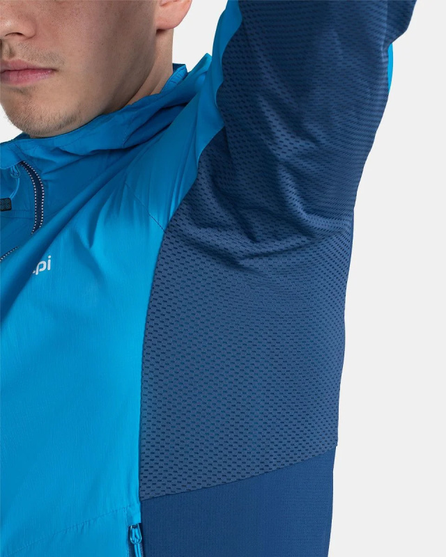 Pánská běžecká bunda KILPI Rayen modrá Velikost: XL