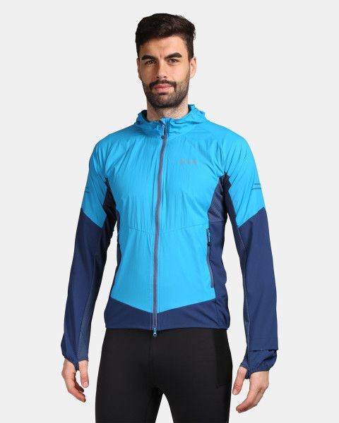 Pánská běžecká bunda KILPI Rayen modrá Velikost: XL