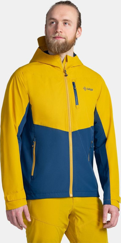Pánská outdoorová bunda KILPI Sonna žlutá Velikost: M