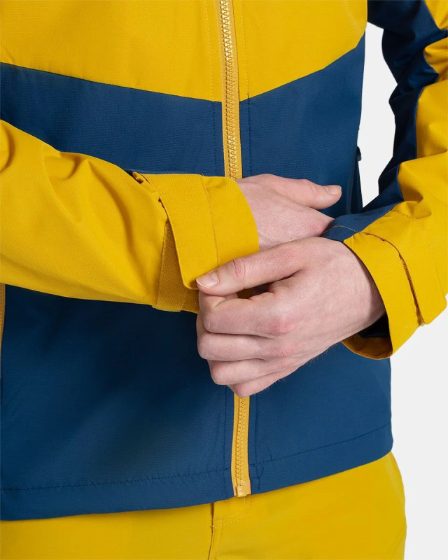 Pánská outdoorová bunda KILPI Sonna žlutá Velikost: XS