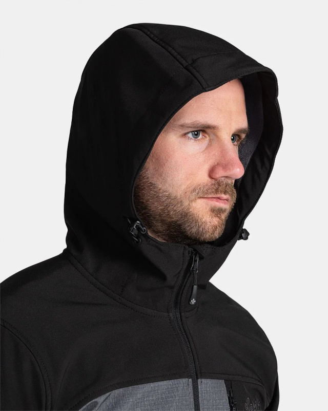 Pánská softshellová bunda KILPI Ravio tmavě šedá Velikost: L