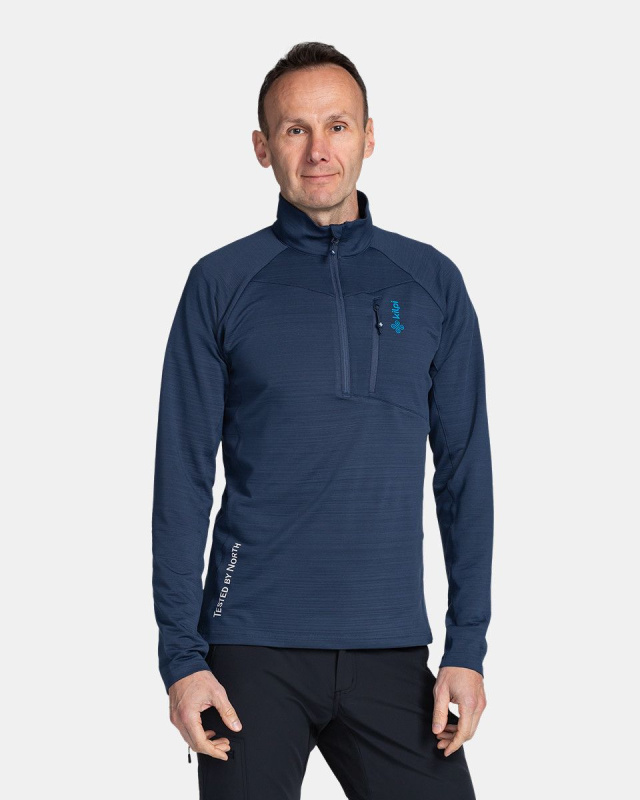 Pánská fleecová mikina KILPI Montale modrá Velikost: S