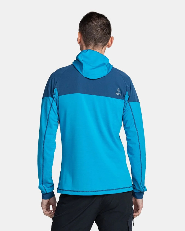 Pánská fleecová mikina KILPI Memphis modrá Velikost: 3XL